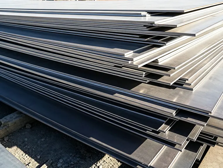 High-quality steel plates have uniform texture and excellent toughness.